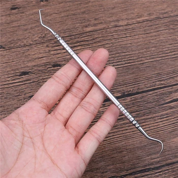 

1pc Stainless Steel Double Ends Dentist Teeth Clean Hygiene Explorer Probe Hook Pick Dental Tool Products