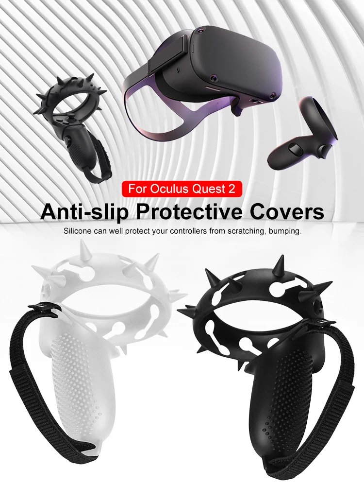 Funda protectora de silicona para mando a distancia Oculus Quest 2, funda protectora para mando a distancia, 2021