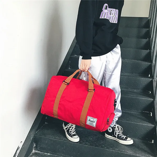 Уличные сумки для wo мужчин, спортивные сумки для спортзала, мужская сумка для тренировок, фитнеса, путешествий, коврик для йоги, спортивная сумка с обувью, мужская сумка t sac de - Цвет: Red