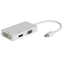 Кабель-адаптер HDMI/DVI/VGA display port, mini display port(Thunderbolt)(R) 3 в 1, белый