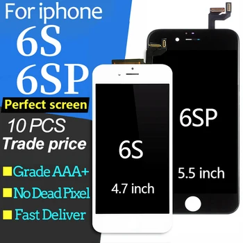 

10pcs/lot For iPhone 6S Plus LCD Touch Display Screen With Digitizer Replacement For Iphone 6S LCD Display Black White