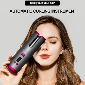 

Hair Curler Automatic Wireless hair curlers rollers Mini Adjustable Temperature Anti-scald design High Effciency Styling Tools