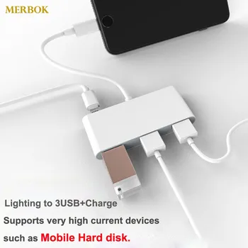 

IOS13 OTG Adapter For iPhone 11 XR X XS Max 8/7 Lighting to USB Needn't APP Support Mobile Hard Disk / Solid State Drive SSD