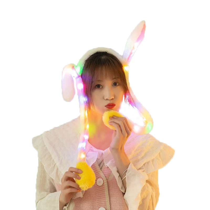 

Bright Plush Rabbit Light LED Stuffed Animals Colorful Glowing Christmas Gift for Children's Cute Toys Pillow with Lights