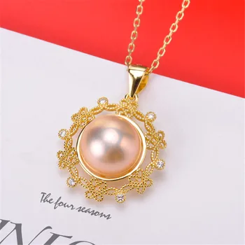 

Real Solid 925 Sterling Silver Connector Oysters Pearl Bead Caps Diy Jewelry Accessories