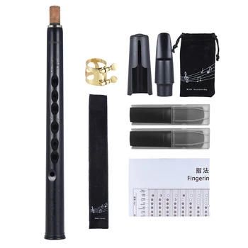 

Hot New Mini Pocket Bb Saxophone Sax ABS with Alto Mouthpieces 2pcs Reed Carrying Bag Woodwind Instrument