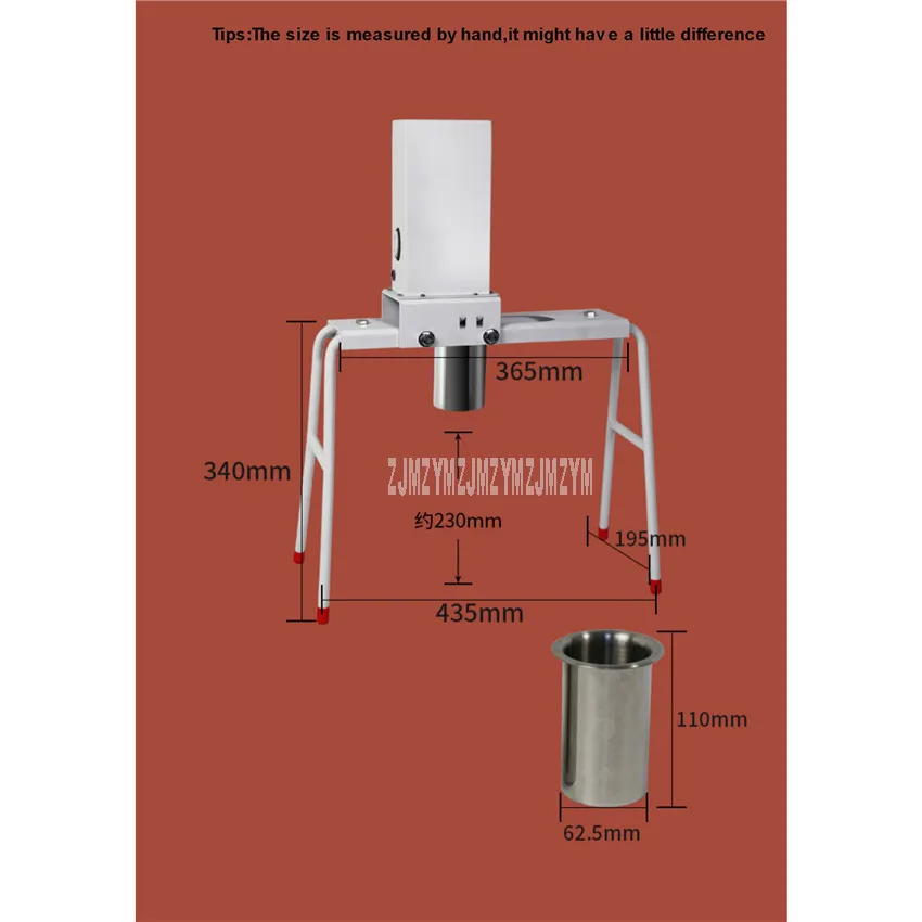 Household 304 Stainless Steel Dough Press Machine Electric Noodle Maker 2.0/2.5/3mm Round 1.5x4mm Flat Noodle Making Machine