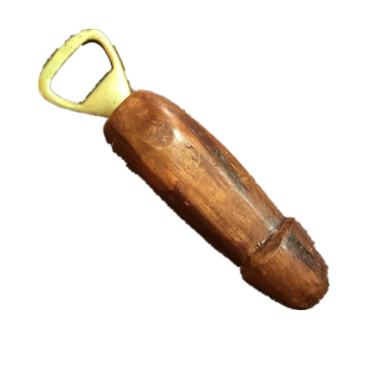 WHYOU 1piece Creative Wooden Handicraft Beer Can Opener Kitchen Tools Decoration Funny Girl Boy Friend Gift | Дом и сад