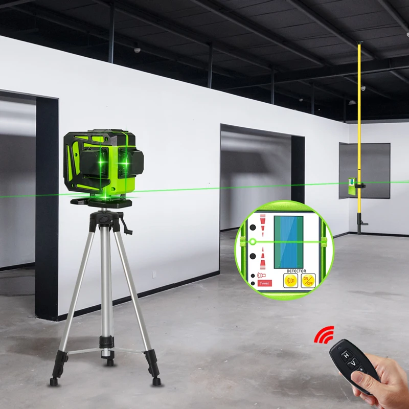Green Laser Level Line Infrared Cross line Receiver Detector Construction