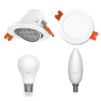 

Yeelight Smart Light Set Bluetooth Mesh Edition Bulb Lamp/Downlight/Spotlight/ Candle Lamp Work With MI Home