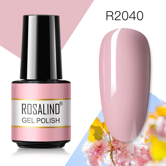 ROSALIND Gel Nail Polish 7ML Matte Base Top Coat For Soak Off Gel Polish UV LED Gel Semi Permanent Varnishes Design Nail Art RAR2040
