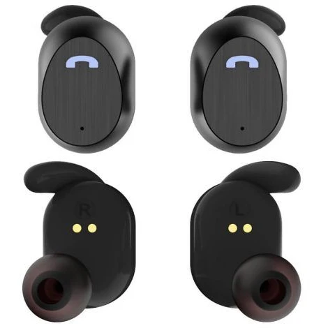 Гарнитура вкладыши Elari NanoPods черный беспроводные bluetooth