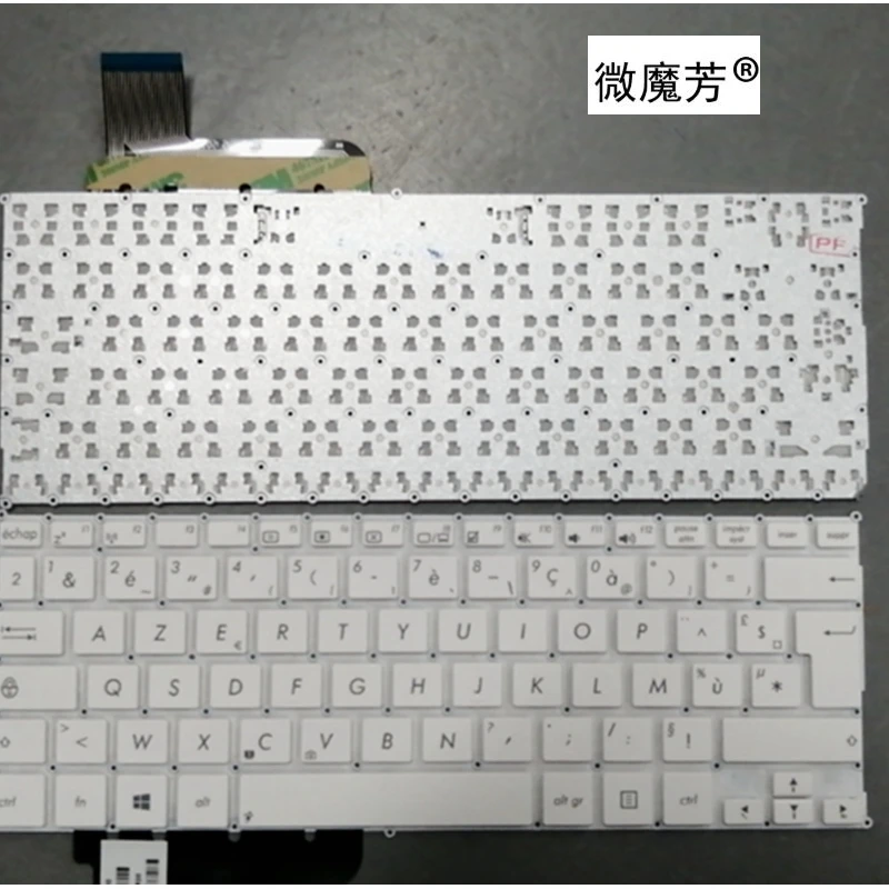 

Французская клавиатура для ноутбука Asus VivoBook Q200 Q200E S200 S200E X200 X201 X201E x202e FR, белая