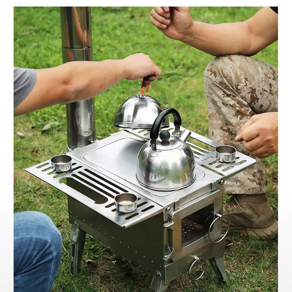 Sports & Outdoors Camp Stoves Stove 304 Stainless Steel Wood Stove