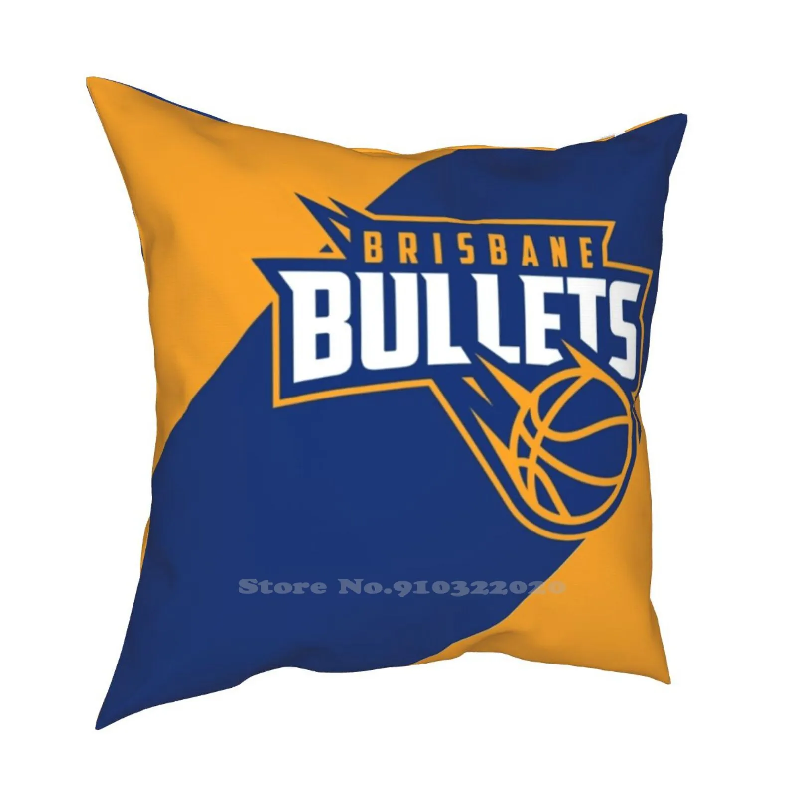 Brisbane Bullets Throw Cushion Pillow Cover Nbl Australian Australia Sports Football Queensland | Дом и сад
