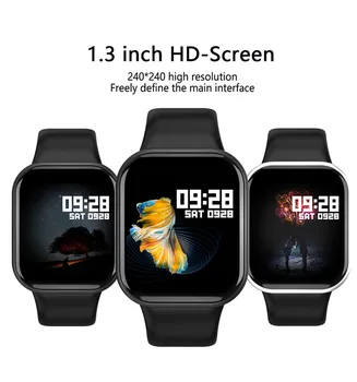 

1.3 inch smart wristband watch heart rate blood pressure measurement Bluetooth LE 4.0 for andiord ios multi-language D20