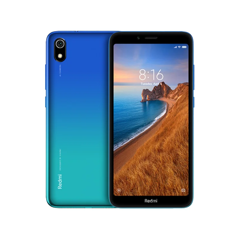 blue Глобальная версия Xiaomi Redmi 7A 2 Гб Оперативная память 16 Гб Встроенная память 5,4" Snapdargon 439 четрыре ядра, мобильный телефон, 4000 мА/ч, 12MP Камера смартфон - Цвет: blue