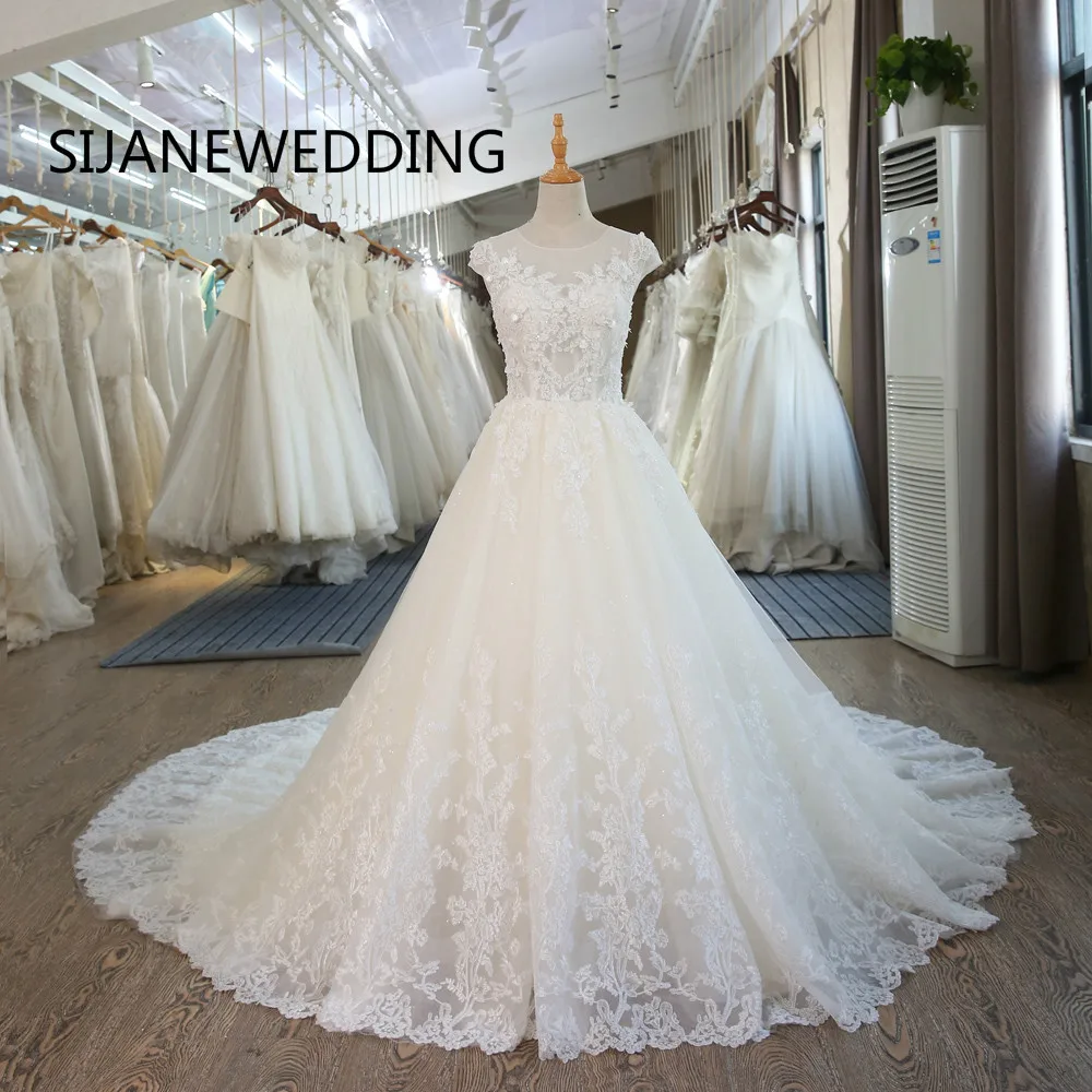 Свадебное платье вечернее платье vestidos de Noiva кружевное платье с цветами для свадебной вечеринки 201907244