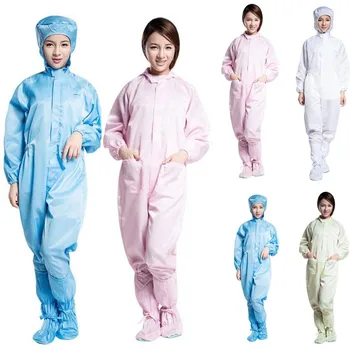 

In stock Disposable Protection Gown Dust Spray Suit Siamese Non-woven Dust-proof Anti Splash Clothing Safely Protection Clothes