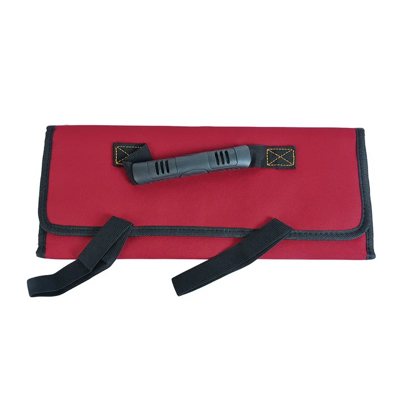 Reel Rolling Tool Bag Tool Storage Bags Oxford Canvas Chisel Roll Bag For Tool Pouch Quick-pick Work Waist Tool Bag For Handware