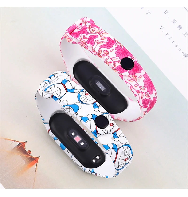 3 nfc impressão silicone pulseira de pulso