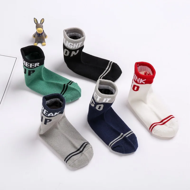 

Students Socks Autumn And Winter Cotton 1 BOY'S Girls Children Tube Socks Spring And Autumn 3-8-Year-Old Children Socks BABY'S S