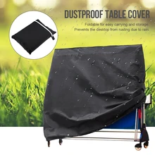 

210D Waterproof Table Tennis Table Protective Cover Indoor Outdoor Ping Pong Dustproof UV Protection Table Cover Quick Operate