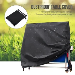 210D Waterproof Table Tennis Table Protective Cover Indoor Outdoor Ping Pong Dustproof UV Protection Table Cover Quick Operate