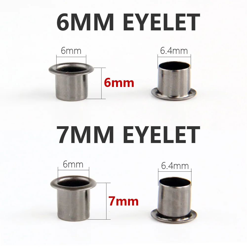 Eyelet Tool Kit With 100Pcs Iron Eyelets Hole Punch Sheath Diy Kydex Accessories 