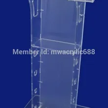 Прозрачный дешевый акриловый подиум оргстекло