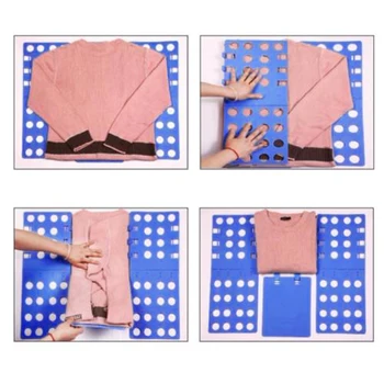 

Quality Adult Kids Magic Clothes Folder T Shirts Jumpers Organizer Fold Save Time Quick Clothes Folding Board Clothes Holder