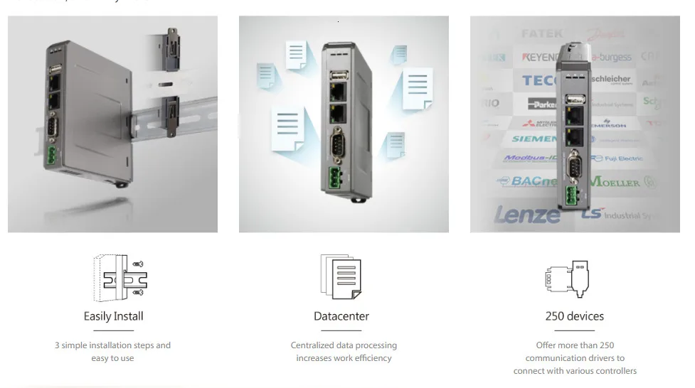 WEINVIEW/WEINTEK CMT-SVR-100 облачный HMI хост-контроллер с сенсорным экраном Ethernet для мобильных телефонов, планшетных CMT-iV5