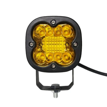 

with Flash Super Bright LED Yellow Work Headlight for Motorcycle Car Headlight Jimny ATV UTV Wrangler Offroad