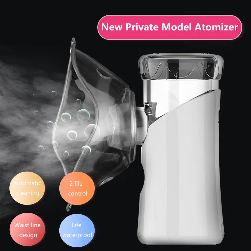 

Portable Inhaler Nebulizer Respiratory Medical Atomizer Children Adult Home Rechargeable Steam Asthma Nebulizer