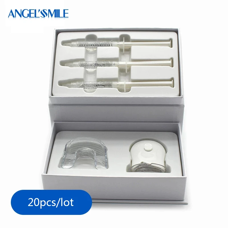 Angelsmile отбеливание зубов комплект с светодиодный светильник стоматологические