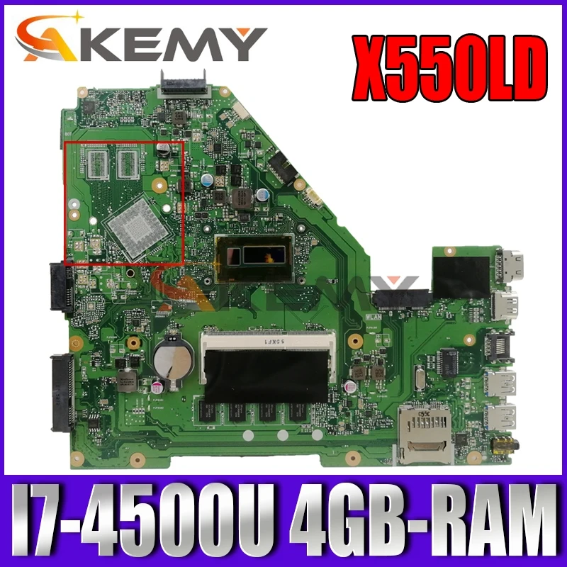 Akemy X550LD Laptop motherboard for ASUS X550LA X550LC X550LN X550L