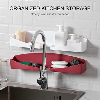 

Bathroom Shelf Bathroom Adhesive Storage Rack Hooks Kitchen Home Decoration Corner Shower Shelf Rack Storage Rack Accessories