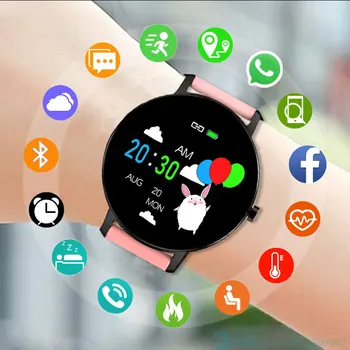 

2020 NEW Smart Watch Women Men Smartwatch Fitness Tracker Heart Rate Sport Waterproof Bluetooth Watches For Android IOS Clock