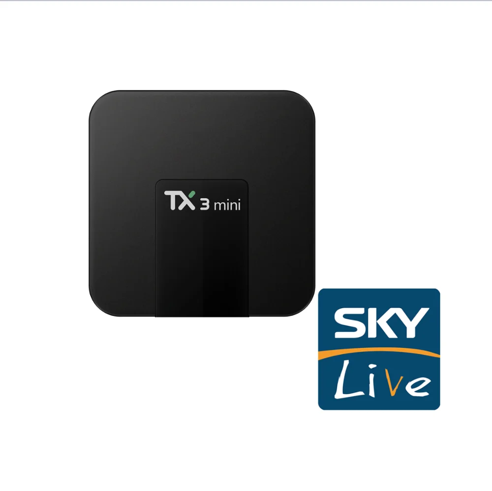 Самые дешевые смарт ТВ коробка TX3 Мини Android 8,1 2G16G с 1 месяц SKYLIVE IP ТВ для спорта в европейском стиле индийские арабские IPTV Set-top BOX - Цвет: 2G16G skylive