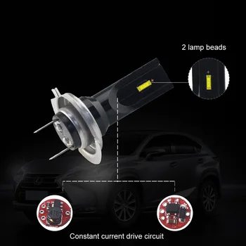 

LED Car lights Fog Conversion DC9-24V 1000LM Kit Lamps Bulb Accessories