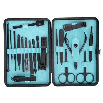 

19pcs Stainless Steel Nail Clippers Set Nail Art Tool Cutter Cuticle Clippers Kit