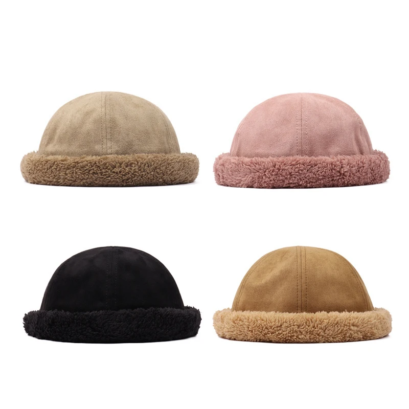 New Winter Warm Lamb Wool Sherpa Docker 
