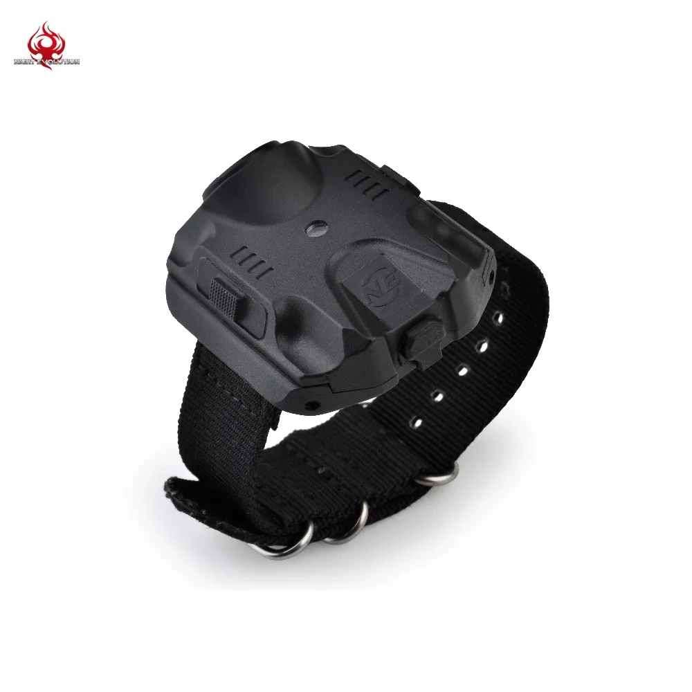 Night Evolution Airsoft переменной Выход светодиодный напульсник свет Softair Охота Тактические часы фонарик NE09001
