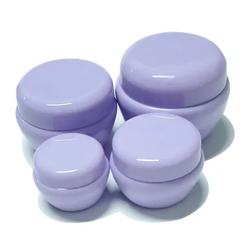 

50Pcs Empty Cosmetic Container Jar Cream Eyeshadow Makeup Container Bottle PP Plastic Cream Jar Mushroom Travel Box