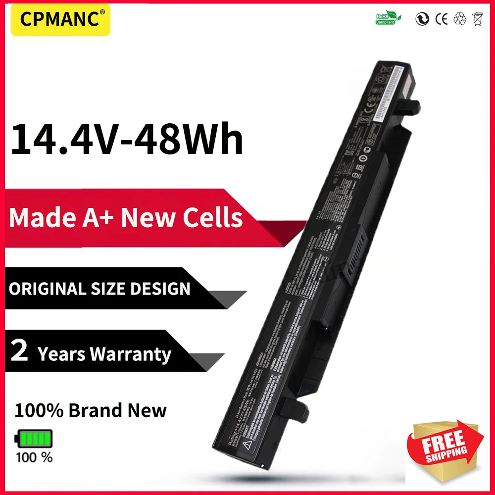 CPMANC 14 4 V 48WH A41N1424 Аккумулятор для ноутбука ASUS ROG ZX50 ZX50J ZX50JX ZX50V ZX50VW GL552 GL552VW GL552J GL552JX