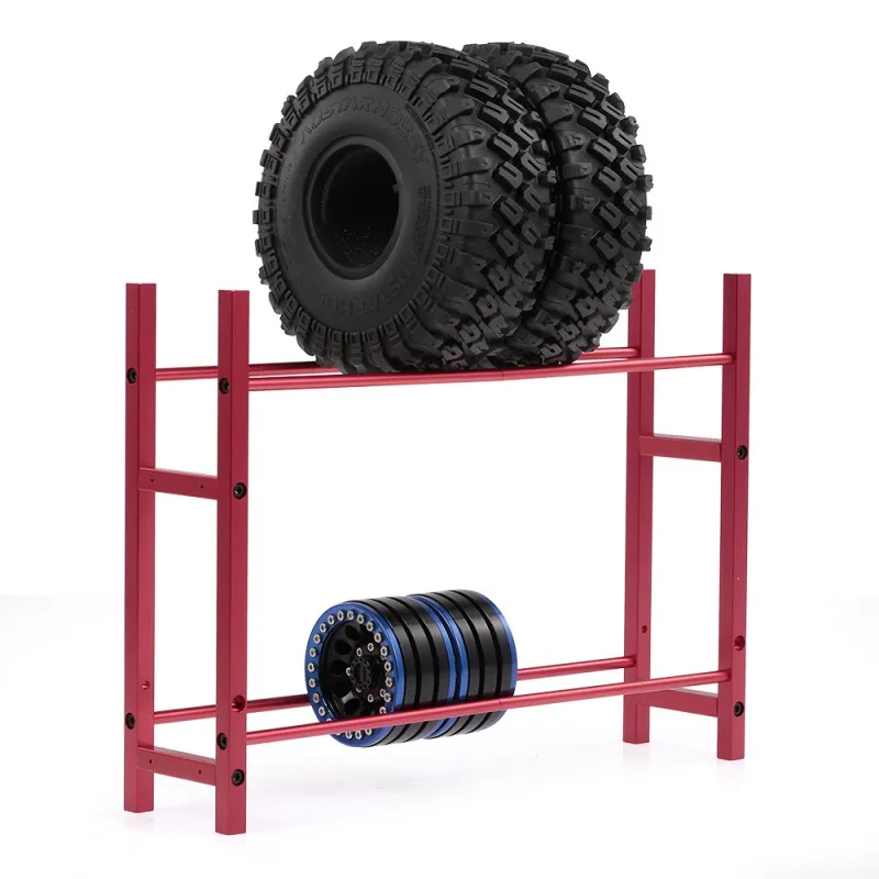 Funny-Simulated-Climbing-Car-Tire-Metal-Storage-Rack-for-RC-Crawler-Traxxas-TRX-4-Axial-SCX10 (4)