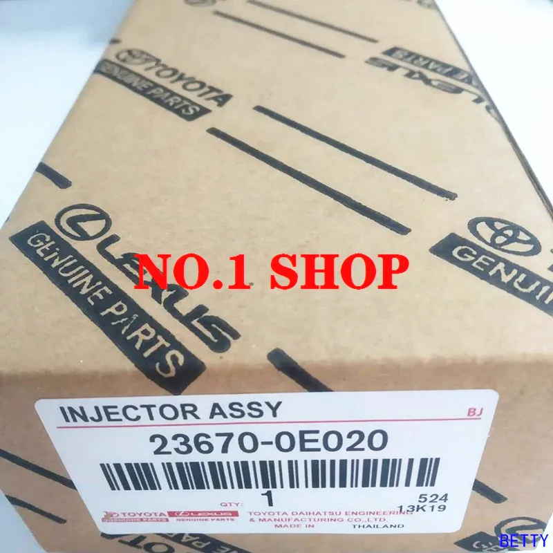 На 100% подлинный и новый инжектор common rail 23670 0E020 295700 0560 для 2GD FTV 2.4L|Регулирование