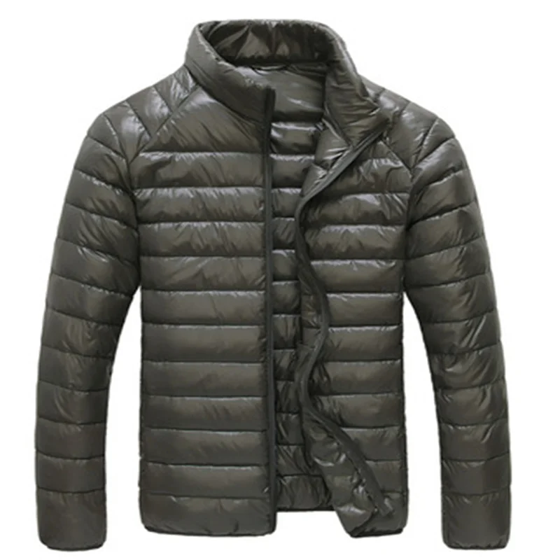 Мужская куртка на утином пуху Осень зима ультра светильник Мужское пальто