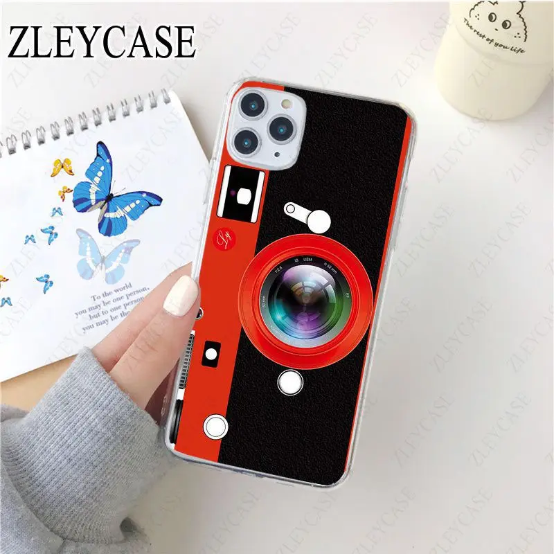 classic retro Black silver camera