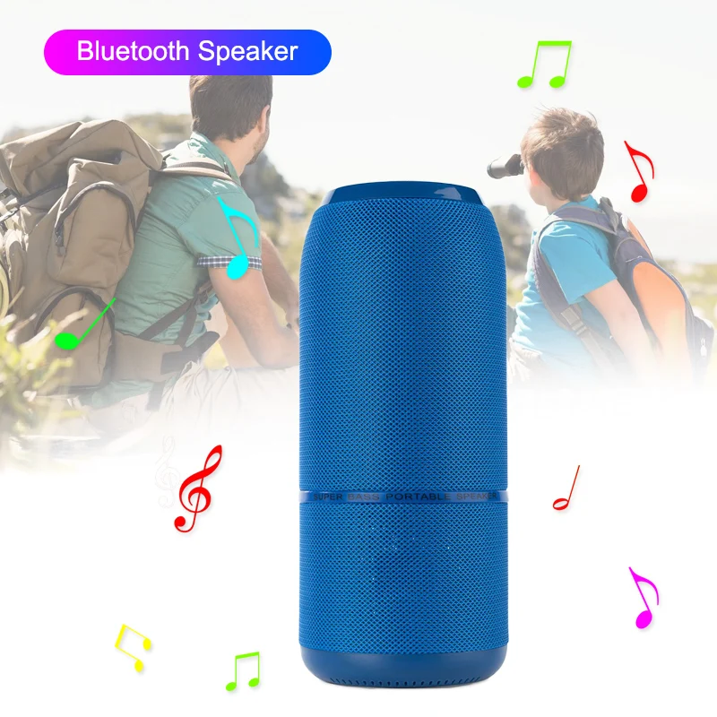 Беспроводной Bluetooth динамик открытый стерео бас USB радио аудио динамик Портативный JHP-лучший
